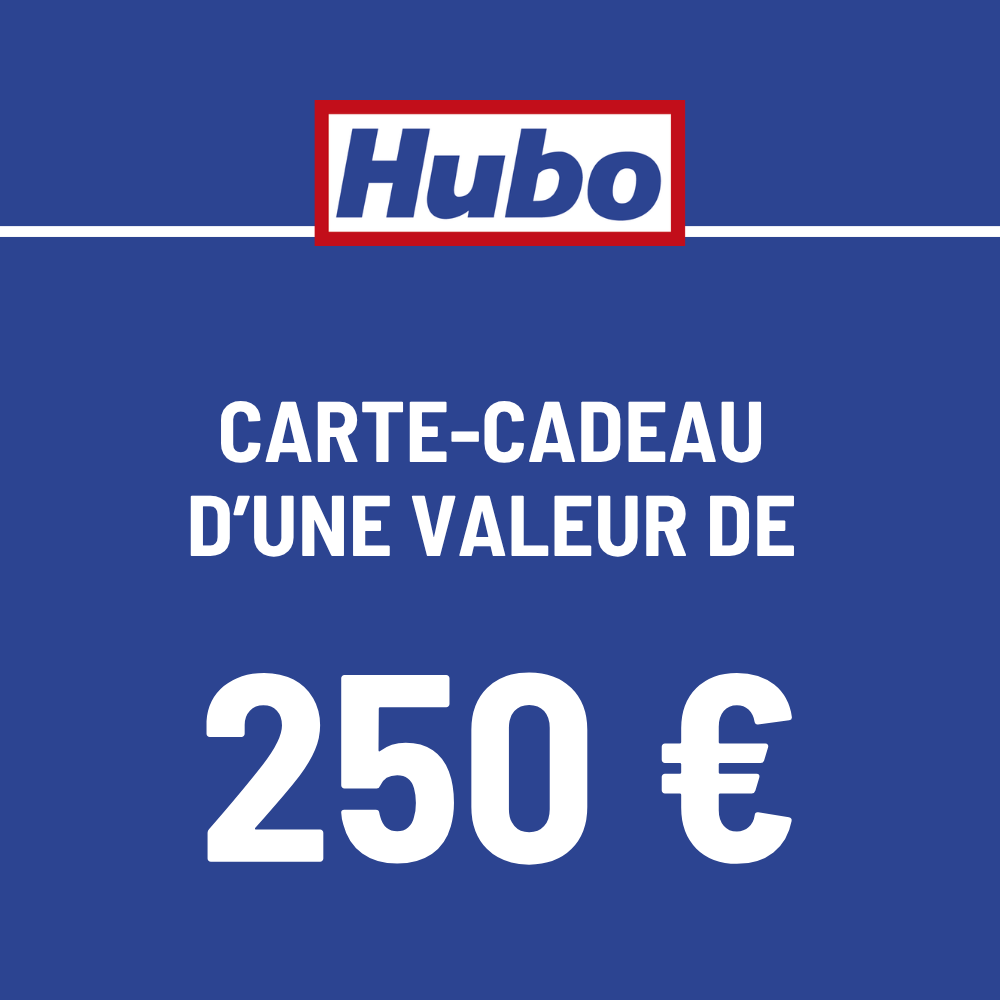 Carte-cadeau Hubo d'une valeur de 250 €